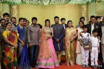 Celebs at Actor Bhagyaraj Son Wedding Reception
